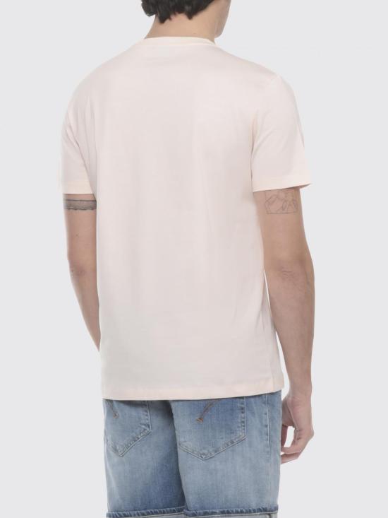 26SS 돈답 반팔 티셔츠 US198JF0271UZL4 511 Pink - DONDUP