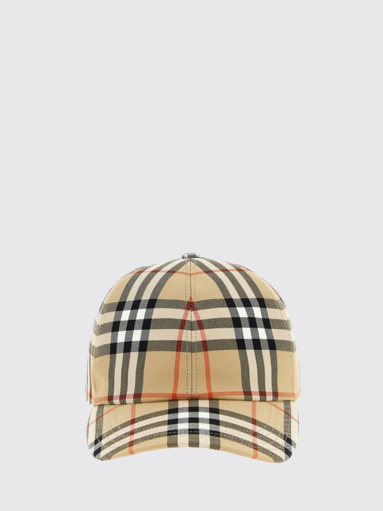 26SS 버버리 체크 베이스볼 캡 8128347 Beige - BURBERRY