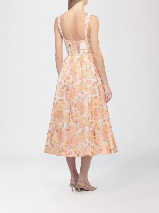 26SS 짐머만 롱 원피스 6847DC261 GLBLM Orange - ZIMMERMANN