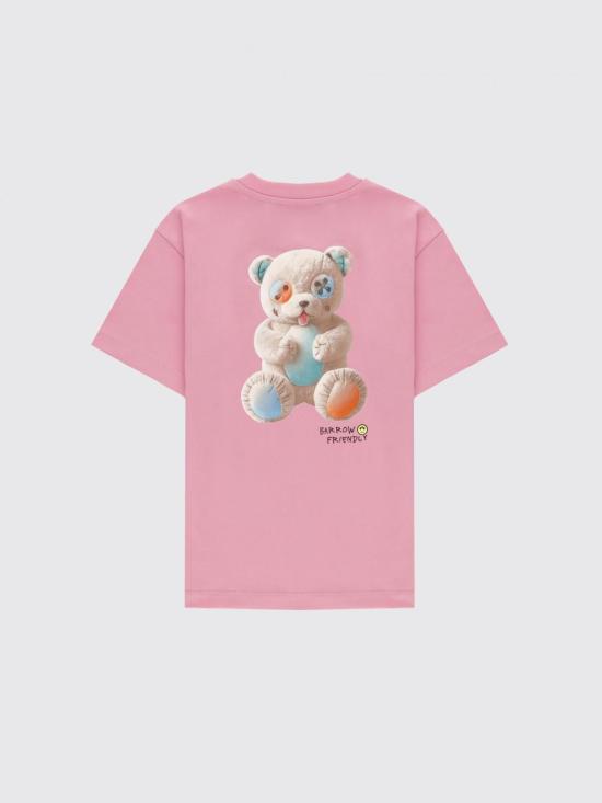 26SS [키즈] 바로우 티셔츠 S6BKJUTH003 BW311 Pink - BARROW