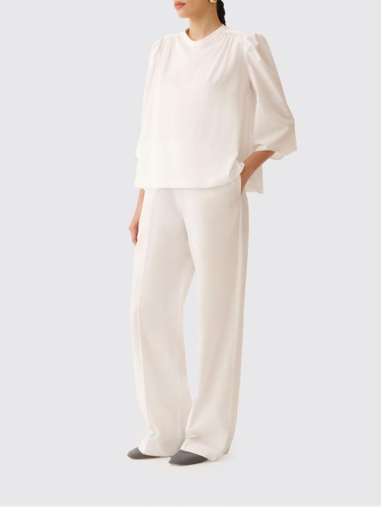 26SS 파비아나 필리피 반팔 티셔츠 JED276F576M185 21 White - FABIANA FILIPPI