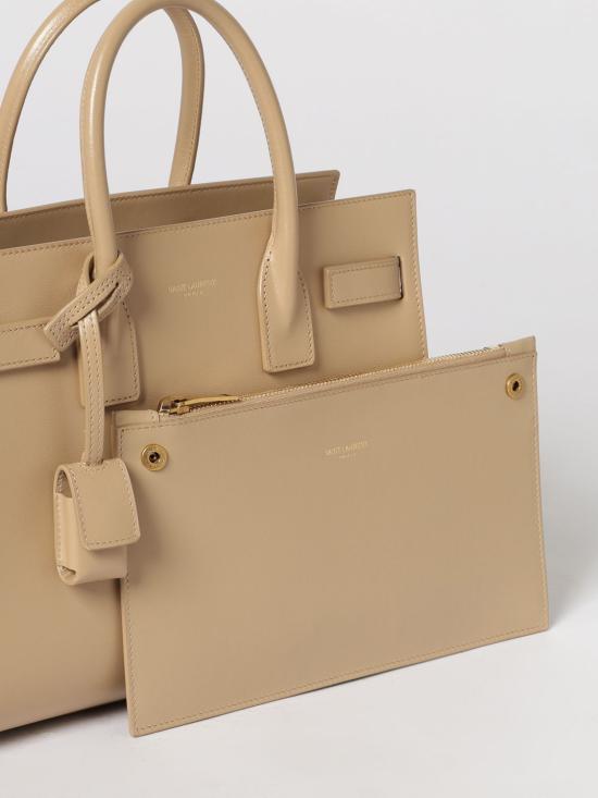 26SS 생로랑 스무스 레더 삭 드 주르 베이비백 42186302G9W 9295 Beige - SAINT LAURENT