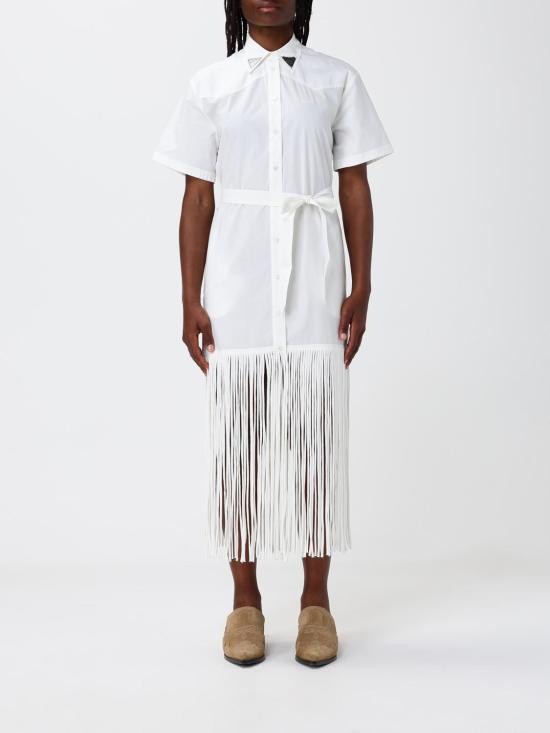 26SS 핑코 롱 원피스 106827A2LD Z05 White