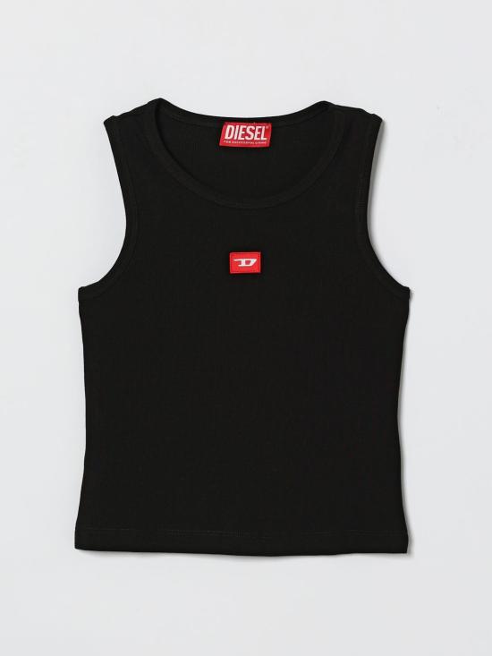 26SS [키즈] 디젤 티셔츠 J02594KYAZYK 900 Black