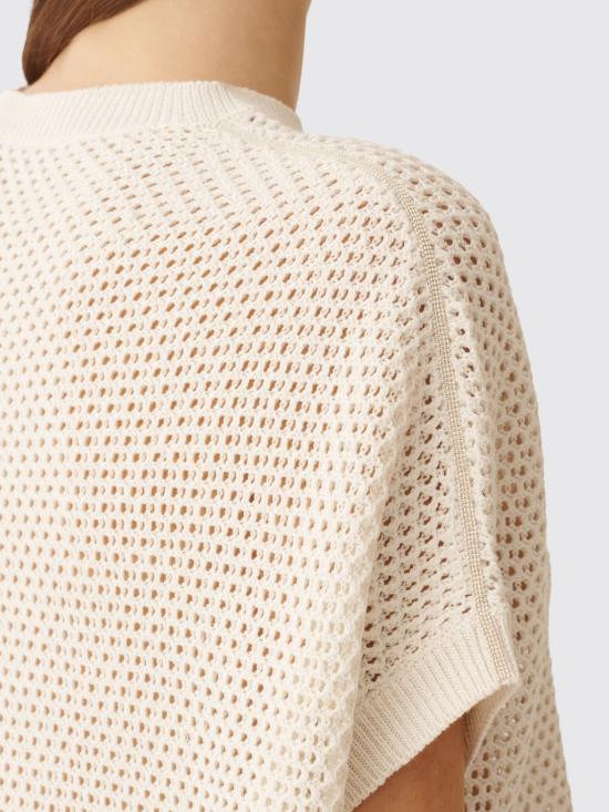 26SS 파비아나 필리피 스웨터 MAD276F495M133 VR1 Butter - FABIANA FILIPPI