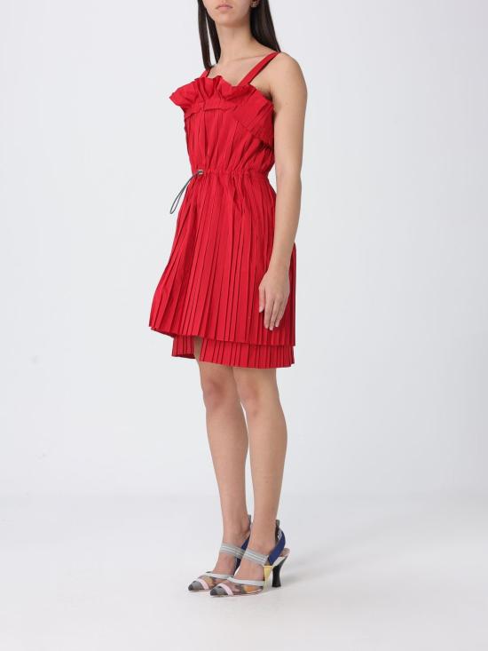 26SS 펜디 미디 원피스 FDD557A3MW F1W0B Red - FENDI