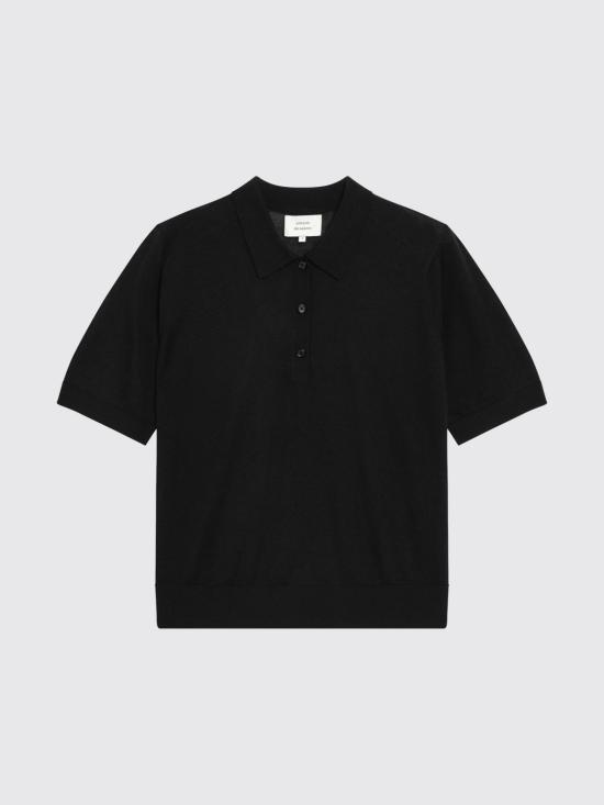 26SS 루루 드 세종 폴로 티셔츠 MIGO BLK Black - LOULOU DE SAISON