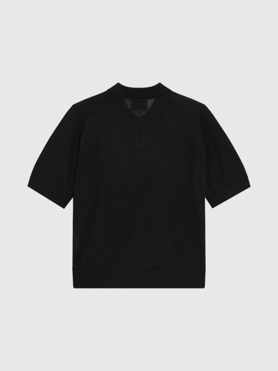 26SS 루루 드 세종 폴로 티셔츠 MIGO BLK Black - LOULOU DE SAISON