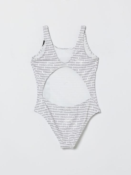 26SS [키즈] 디스퀘어드2 원피스 수영복 DQ3315D0AGY DQ100 White - DSQUARED2