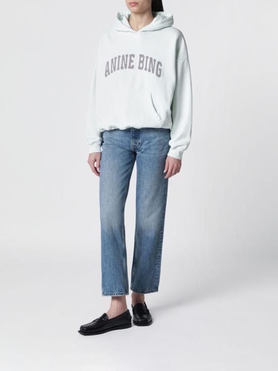 26SS 애니빙 후드 티셔츠 A0811858 GEE1 Mint - ANINE BING