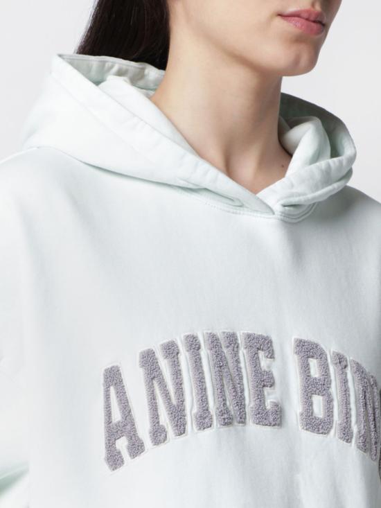 26SS 애니빙 후드 티셔츠 A0811858 GEE1 Mint - ANINE BING