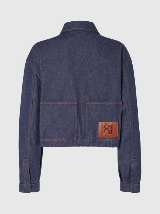 26SS 펜디 블루 데님 재킷 FLF856AOHS F0QB0 Blue - FENDI