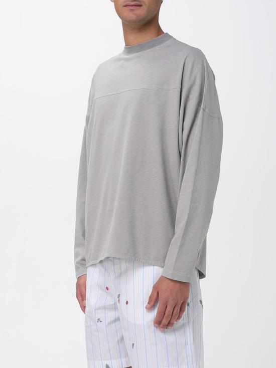 26SS 자크뮈스 긴팔 티셔츠 TSM00587AJ00029 9CL Grey - JACQUEMUS