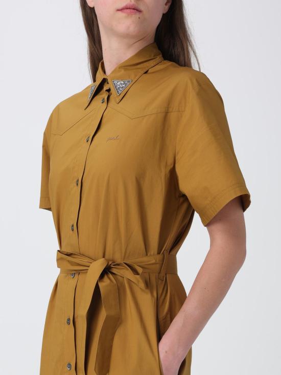 26SS 핑코 롱 원피스 106827A2LD L25 Bronze - PINKO