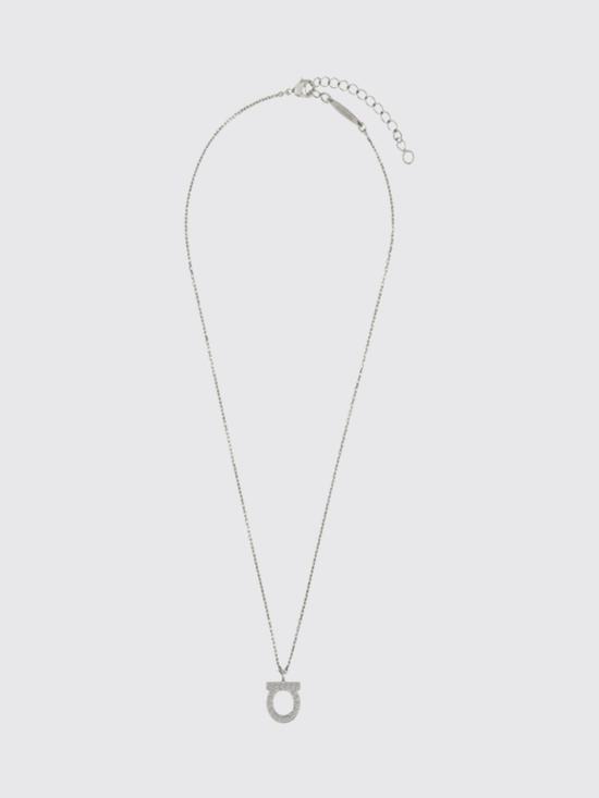 26SS 살바토레 페라가모 목걸이/팬던트 760131 696655 STRASS Silver