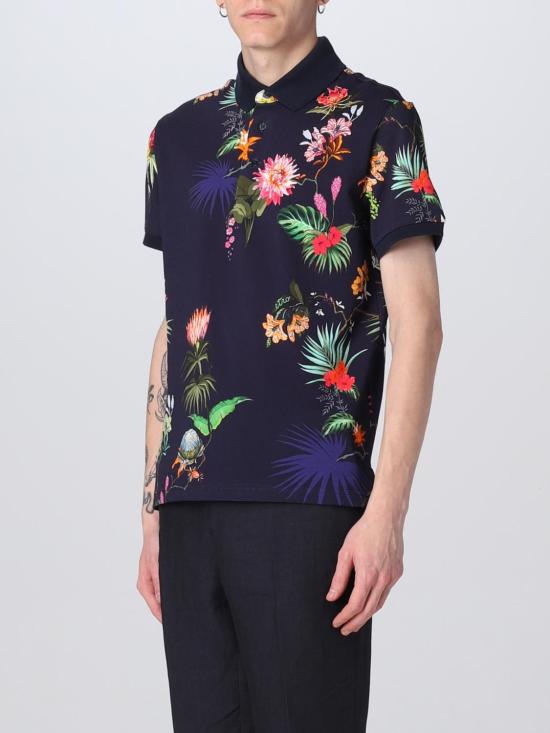 26SS 에트로 폴로 티셔츠 1Y8009442 200 Blue - ETRO