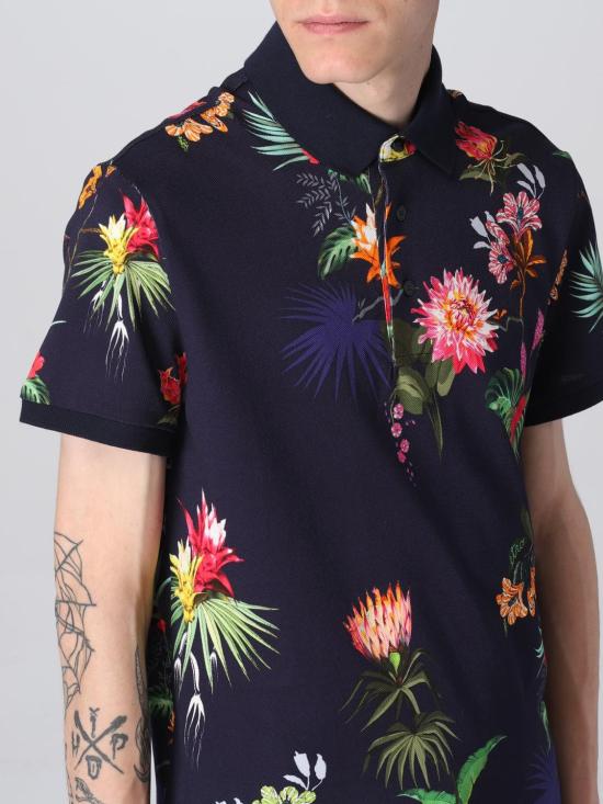 26SS 에트로 폴로 티셔츠 1Y8009442 200 Blue - ETRO