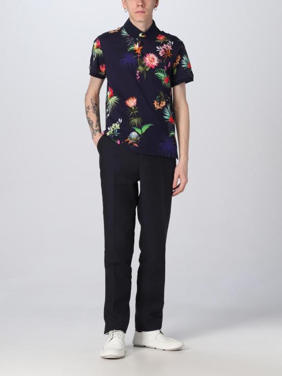 26SS 에트로 폴로 티셔츠 1Y8009442 200 Blue - ETRO