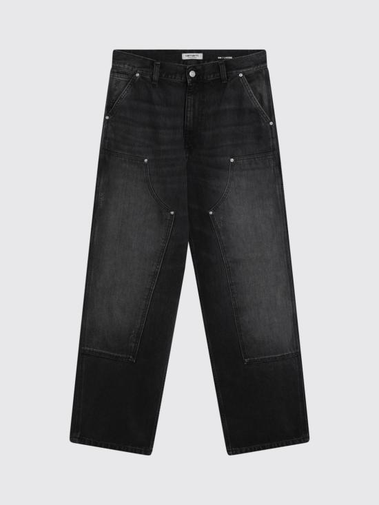 26SS 칼하트 WIP 브랜돈 더블 니 팬츠 I036323 89B7 Black - CARHARTT WIP