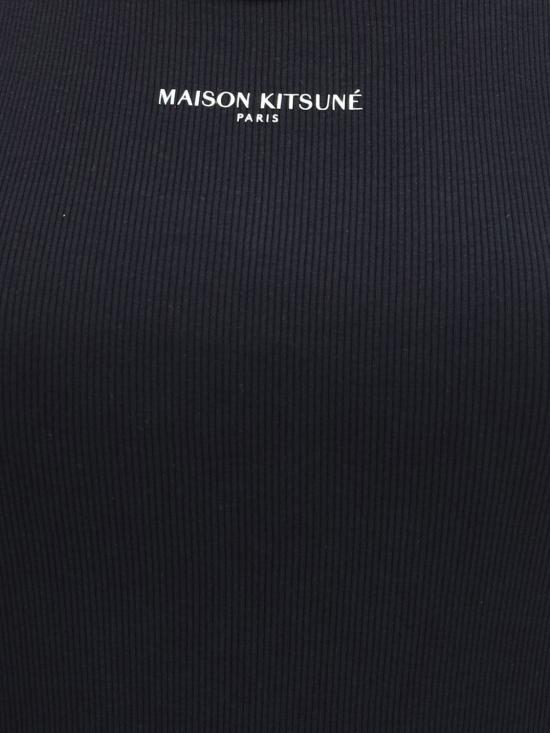 26SS 메종키츠네 민소매 티셔츠 QW00600KA0033 P199 Black - MAISON KITSUNE