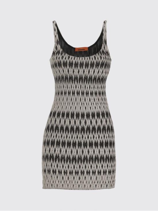 26SS 미소니 숏 원피스 DS26SG1KBR014V S91RO Beige - MISSONI