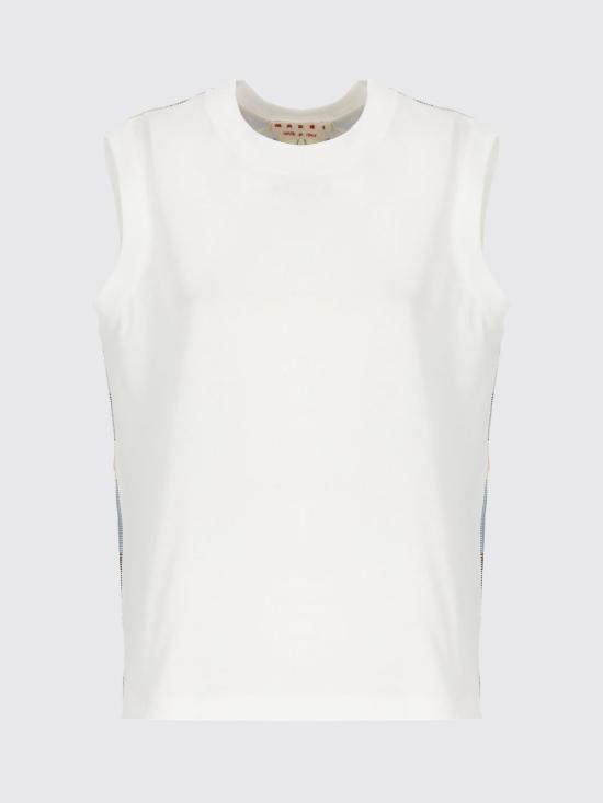 26SS 마르니 민소매 티셔츠 THJE0386Q0UTC585 00W01 White - MARNI