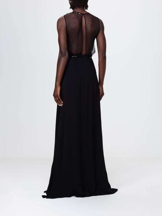 26SS 엘리자베타프랜치 롱 원피스 ABR4262E2 110 Black - ELISABETTA FRANCHI