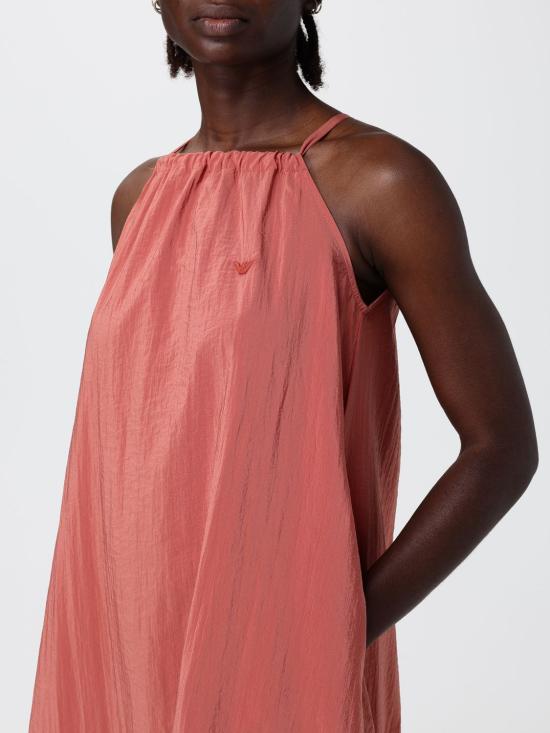 26SS 엠포리오 아르마니 롱 원피스 EW003404AF20245 U4098 Brick Red - EMPORIO ARMANI