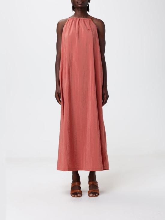 26SS 엠포리오 아르마니 롱 원피스 EW003404AF20245 U4098 Brick Red