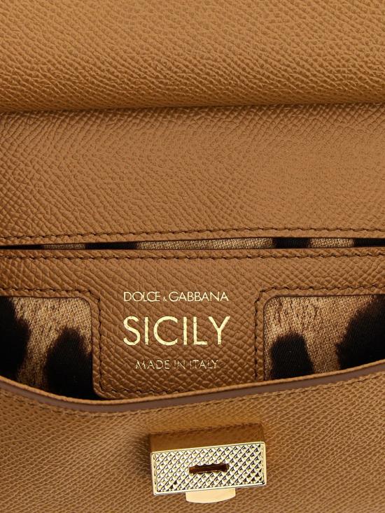 26SS 돌체앤가바나 SICILY 시실리 스몰 핸드백 BB7116B1001 8M417 Brown - DOLCE & GABBANA