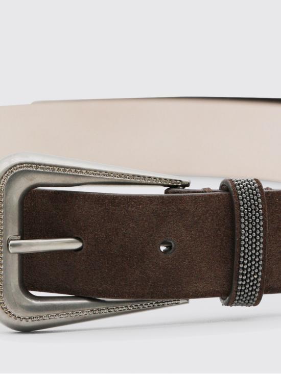 26SS 브루넬로 쿠치넬리 레귤러 벨트 M0DELC34C C1129 Dark - BRUNELLO CUCINELLI