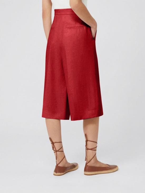 26SS 막스마라 카키 버뮤다 쇼츠 2611131032600 003 Red - MAX MARA