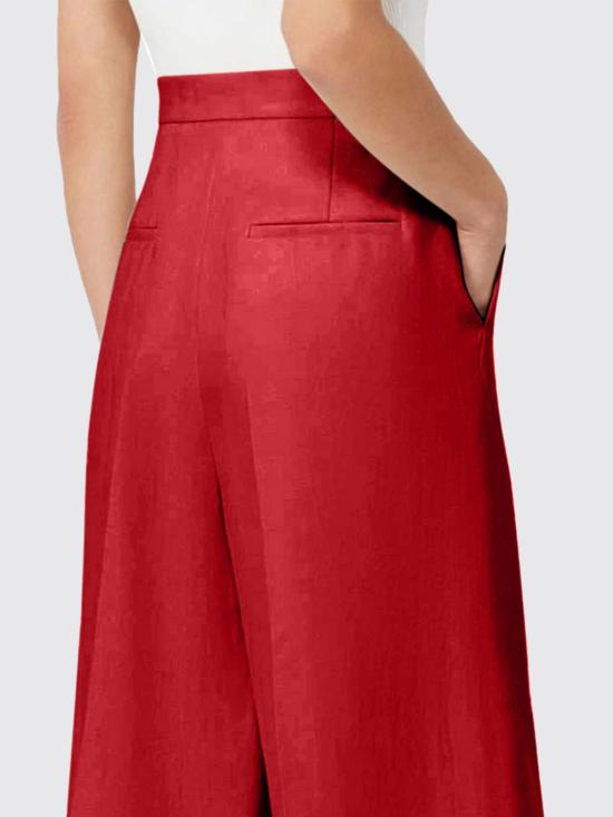 26SS 막스마라 카키 버뮤다 쇼츠 2611131032600 003 Red - MAX MARA