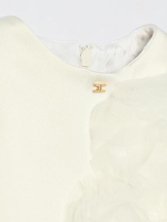26SS [키즈] 엘리자베타프랜치 원피스 EGAB2330RA016 0004 Ivory - ELISABETTA FRANCHI