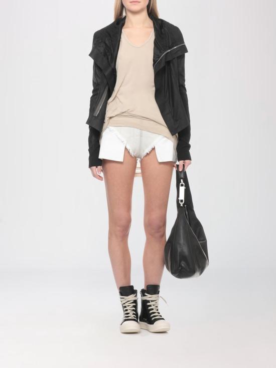 26SS 릭 오웬스 반팔 티셔츠 RP01F6206JS1 38 Ivory - RICK OWENS