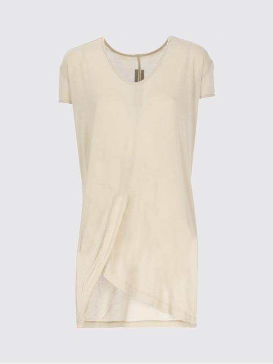 26SS 릭 오웬스 반팔 티셔츠 RP01F6206JS1 38 Ivory - RICK OWENS