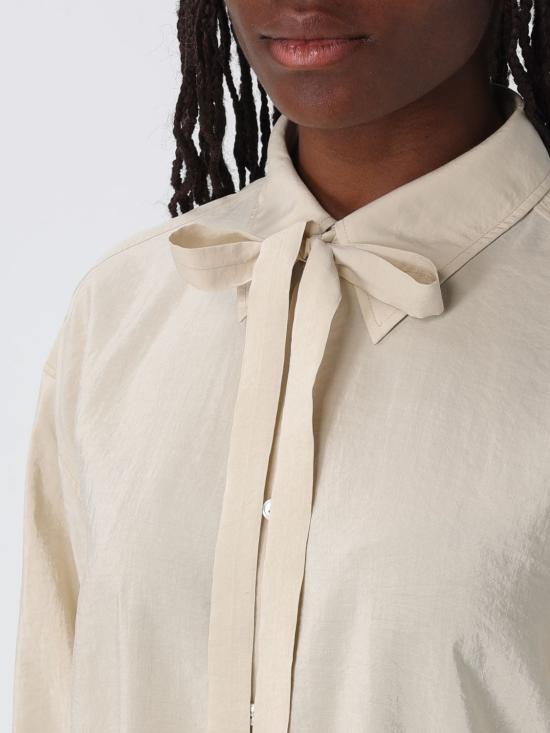 26SS 르메르 롱 셔츠 타이 드라이 실크 SH1282LF1308 BG235 White - LEMAIRE