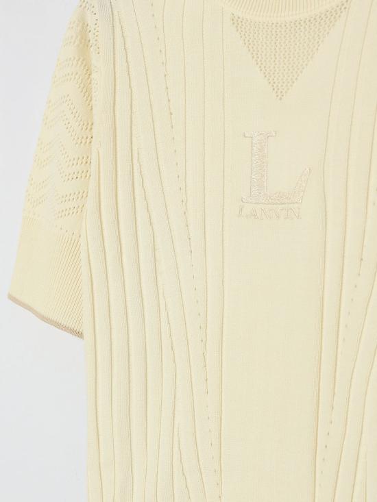 26SS [키즈] 랑방 티셔츠 N30350 519 Yellow - LANVIN