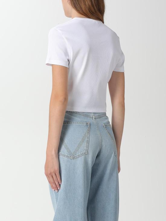 26SS 펜디 코튼 티셔츠 FS8110ANQM F0ZNM White - FENDI