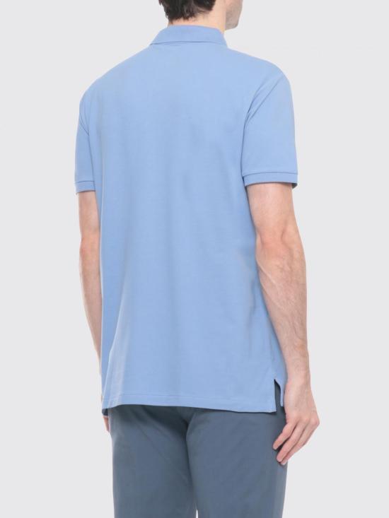 26SS 폴로 랄프로렌 커스텀 슬림핏 폴로셔츠 710941439 033 Gnawed Blue - POLO RALPH LAUREN