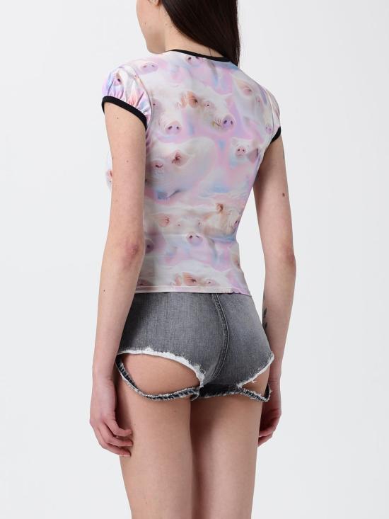 26SS 디젤 반팔 티셔츠 A210220IHBS 64NA White - DIESEL