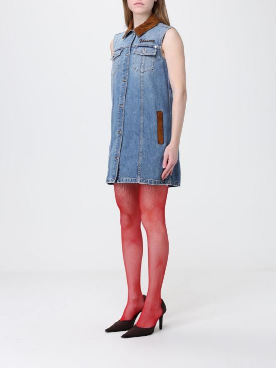 26SS 베르사체 데님 원피스 10226951A16751 1D800 Denim - VERSACE
