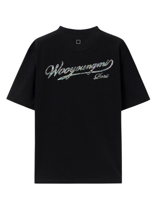 26SS 우영미 반팔 티셔츠 W261TS08 708B Black - WOOYOUNGMI
