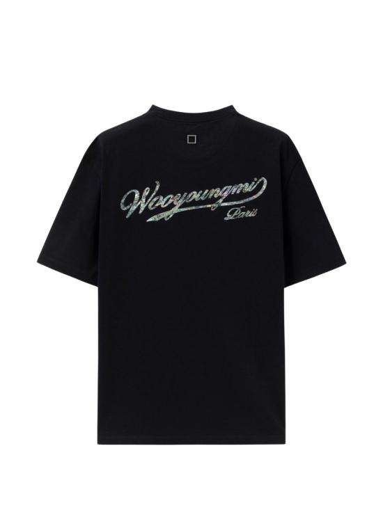 26SS 우영미 반팔 티셔츠 W261TS08 708B Black - WOOYOUNGMI