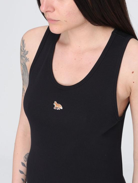26SS 메종키츠네 베이비 폭스 탱크탑 PW00623KA0033 P199 Black - MAISON KITSUNE