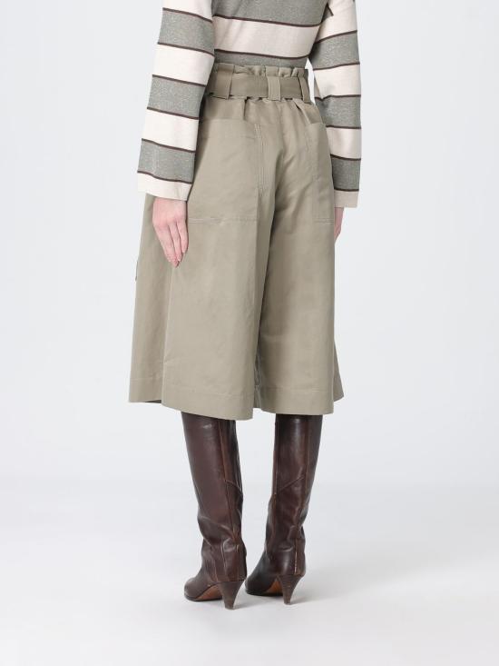 26SS 브루넬로 쿠치넬리 숏팬츠 ML598P9118 C3469 Green - BRUNELLO CUCINELLI