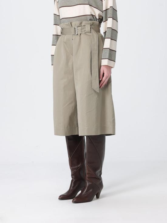 26SS 브루넬로 쿠치넬리 숏팬츠 ML598P9118 C3469 Green - BRUNELLO CUCINELLI