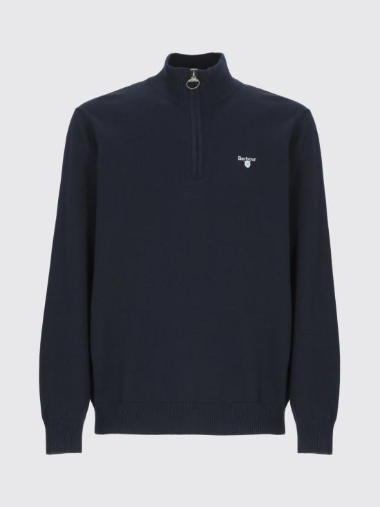 26SS 바버 스웨터 MKN1642 NY91 Blue - BARBOUR