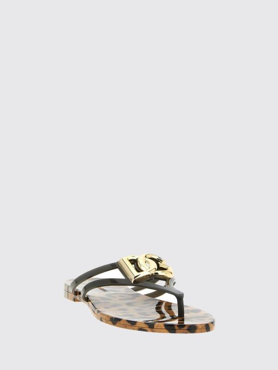 26SS 돌체앤가바나 러버 비치웨어 슬라이드 CW2418AY850 HY13M Multicolor - DOLCE & GABBANA