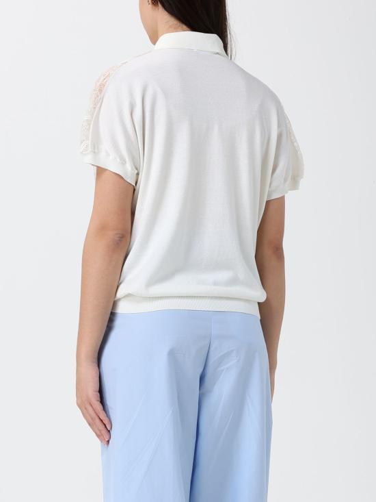 26SS 파비아나 필리피 폴로 티셔츠 MAD276F462M227 25 Natural - FABIANA FILIPPI